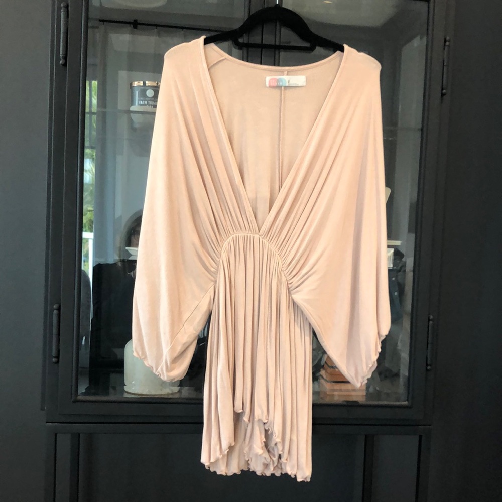 Free people beach cover up romper.